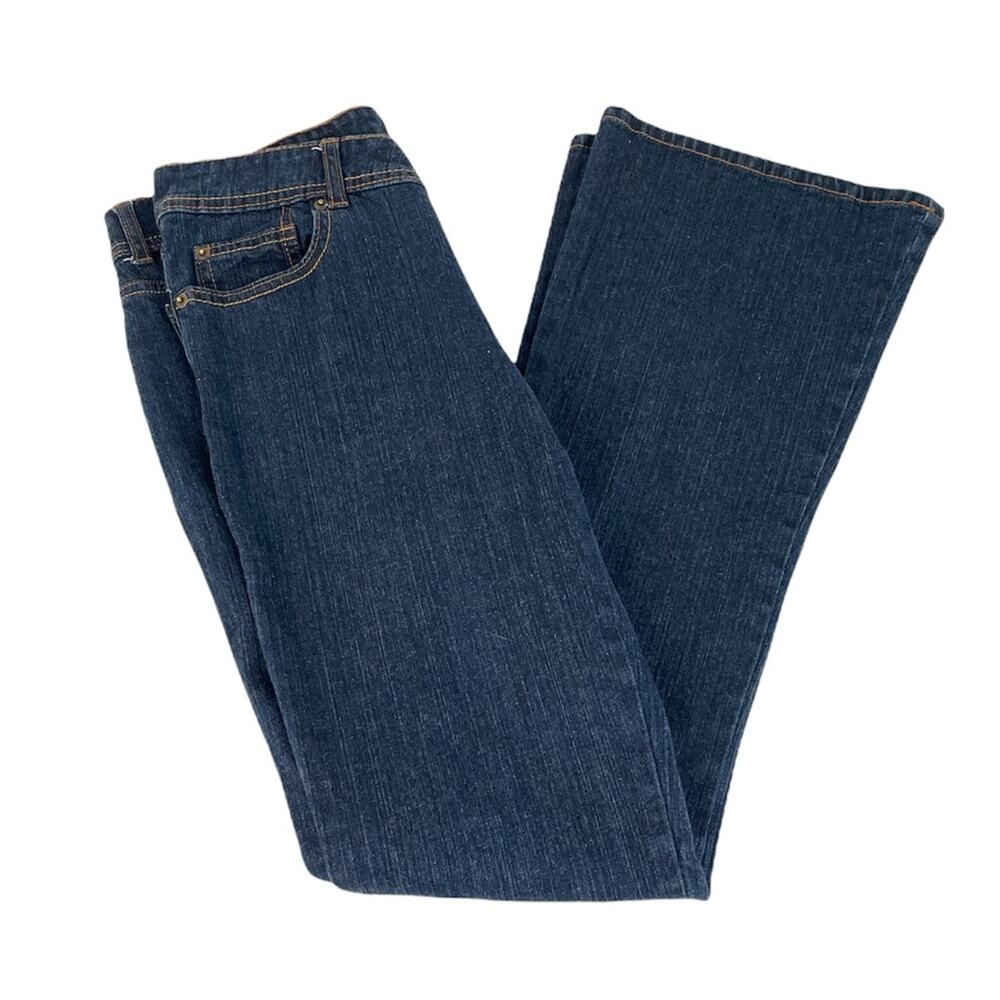 SO Flare Jeans Dark Blue Size 7 - Picture 2 of 6